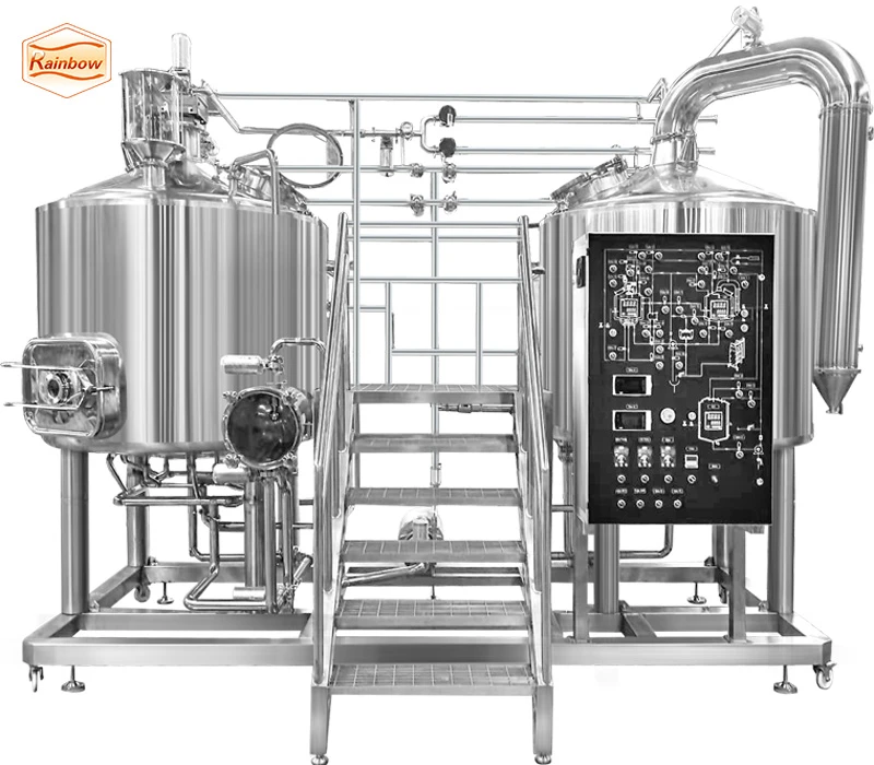 1000L Stainless Steel Two Vessel Brewery Equipment