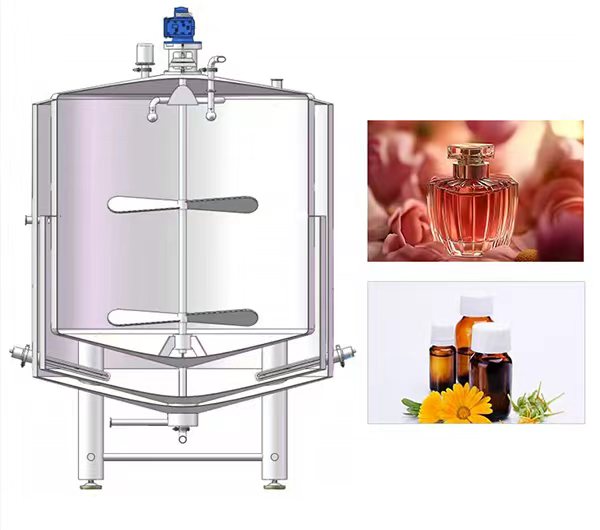Liquid mixing tank SUS304 stainless steel mixing container Homogenizer mixing tank