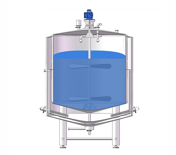 Customized stainless steel liquid beverage mixing machine liquid processing containers for the food industry